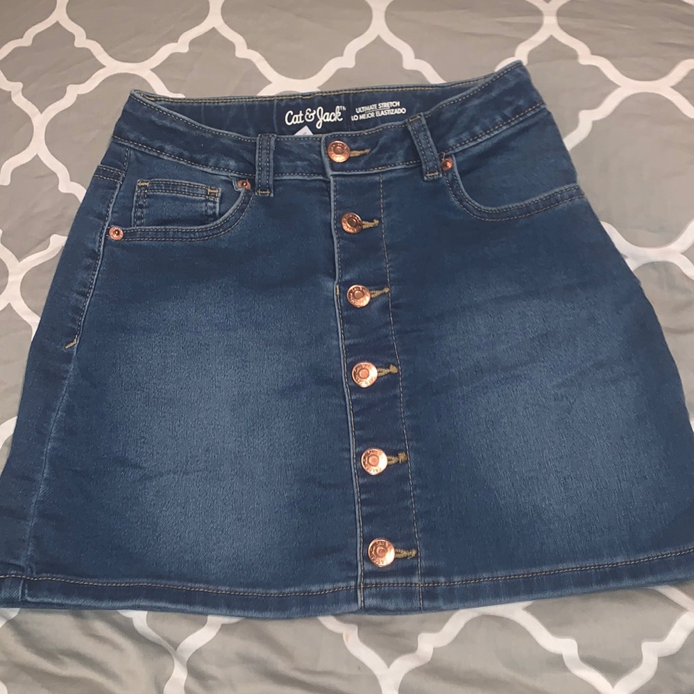 Cat & Jack Stretch Jean Skirt | M